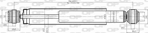 Open Parts SAB8569.32 - Амортизатор autozip.com.ua