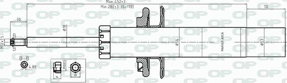 Open Parts SAB8562.31 - Амортизатор autozip.com.ua