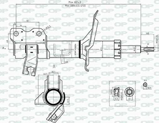 Open Parts SAB8507.32 - Амортизатор autozip.com.ua