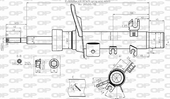 Open Parts SAB8580.31 - Амортизатор autozip.com.ua