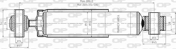 Open Parts SAB8583.32 - Амортизатор autozip.com.ua