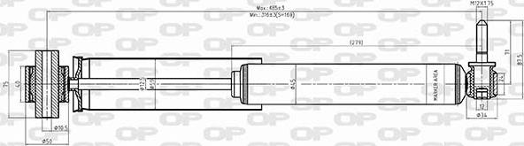 Open Parts SAB8530.32 - Амортизатор autozip.com.ua