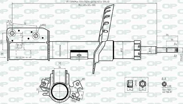 Open Parts SAB8524.31 - Амортизатор autozip.com.ua