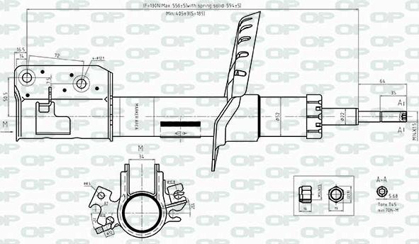 Open Parts SAB8525.31 - Амортизатор autozip.com.ua