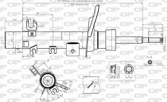 Open Parts SAB8570.31 - Амортизатор autozip.com.ua