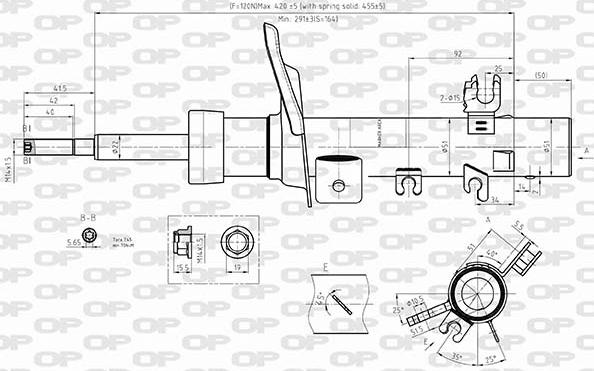 Open Parts SAB8578.31 - Амортизатор autozip.com.ua