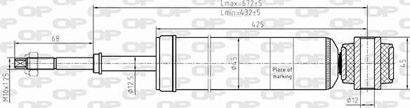 Open Parts SAB8641.32 - Амортизатор autozip.com.ua