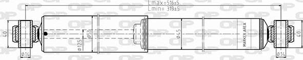 Open Parts SAB8655.32 - Амортизатор autozip.com.ua