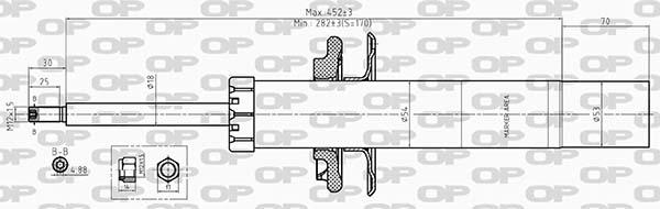 Open Parts SAB8604.31 - Амортизатор autozip.com.ua