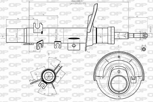 Open Parts SAB8601.31 - Амортизатор autozip.com.ua