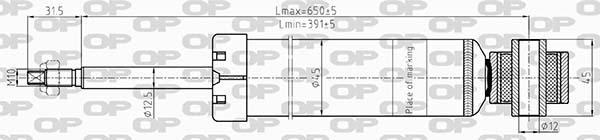 Open Parts SAB8612.32 - Амортизатор autozip.com.ua