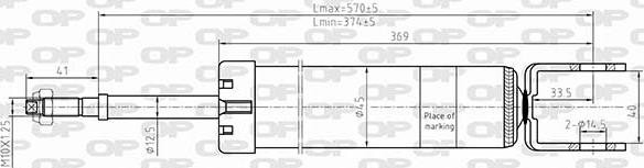 Open Parts SAB8634.32 - Амортизатор autozip.com.ua