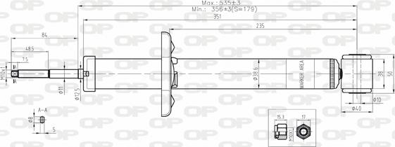 Open Parts SAB8091.32 - Амортизатор autozip.com.ua