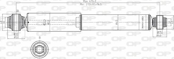 Open Parts SAB8059.32 - Амортизатор autozip.com.ua