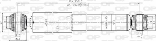 Open Parts SAB8006.32 - Амортизатор autozip.com.ua