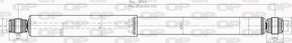 Open Parts SAB8008.32 - Амортизатор autozip.com.ua