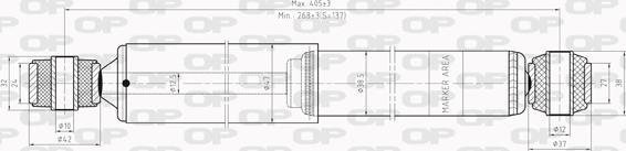 Open Parts SAB8002.32 - Амортизатор autozip.com.ua