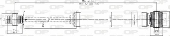 Open Parts SAB8089.32 - Амортизатор autozip.com.ua