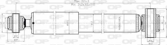 Open Parts SAB8084.12 - Амортизатор autozip.com.ua