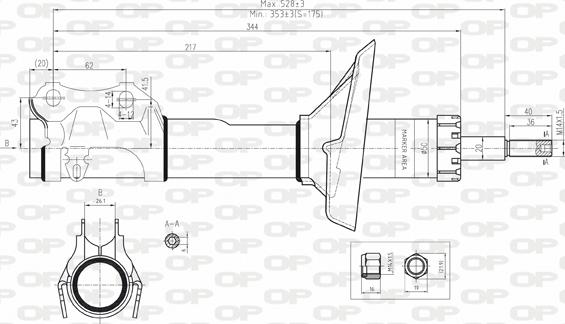 Open Parts SAB8087.11 - Амортизатор autozip.com.ua