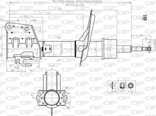 Open Parts SAB8021.31 - Амортизатор autozip.com.ua
