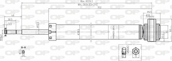 Open Parts SAB8079.32 - Амортизатор autozip.com.ua