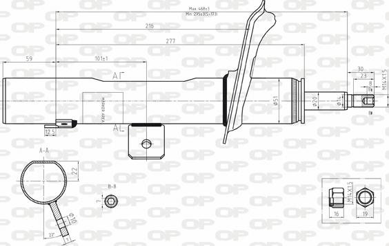 Open Parts SAB8194.31 - Амортизатор autozip.com.ua