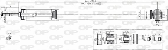 Open Parts SAB8192.32 - Амортизатор autozip.com.ua