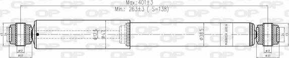 Open Parts SAB8159.32 - Амортизатор autozip.com.ua