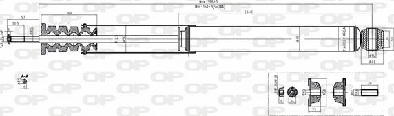 Open Parts SAB8155.32 - Амортизатор autozip.com.ua