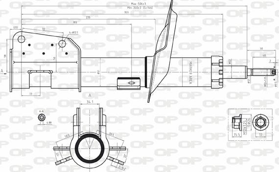 Open Parts SAB8117.31 - Амортизатор autozip.com.ua