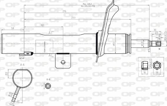 Open Parts SAB8180.31 - Амортизатор autozip.com.ua