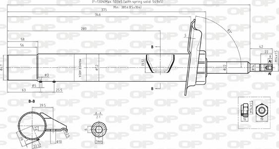 Open Parts SAB8138.31 - Амортизатор autozip.com.ua