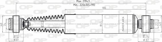 Open Parts SAB8175.32 - Амортизатор autozip.com.ua