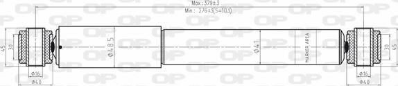 Open Parts SAB8171.12 - Амортизатор autozip.com.ua