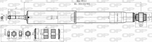 Open Parts SAB8399.32 - Амортизатор autozip.com.ua