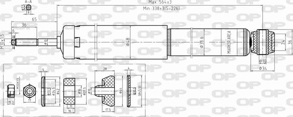 Open Parts SAB8390.32 - Амортизатор autozip.com.ua
