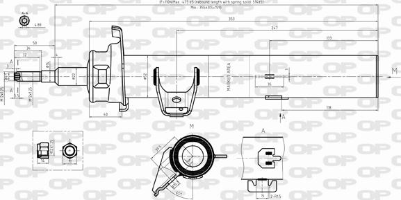 Open Parts SAB8397.31 - Амортизатор autozip.com.ua