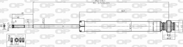 Open Parts SAB8345.32 - Амортизатор autozip.com.ua