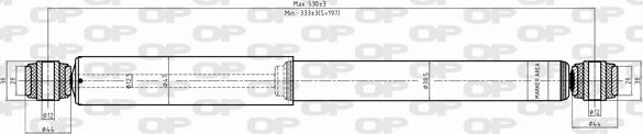 Open Parts SAB8341.32 - Амортизатор autozip.com.ua