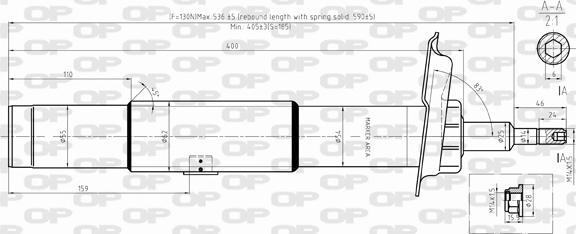 Open Parts SAB8342.31 - Амортизатор autozip.com.ua