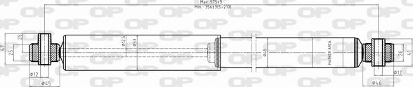 Open Parts SAB8317.32 - Амортизатор autozip.com.ua