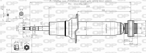 Open Parts SAB8334.32 - Амортизатор autozip.com.ua