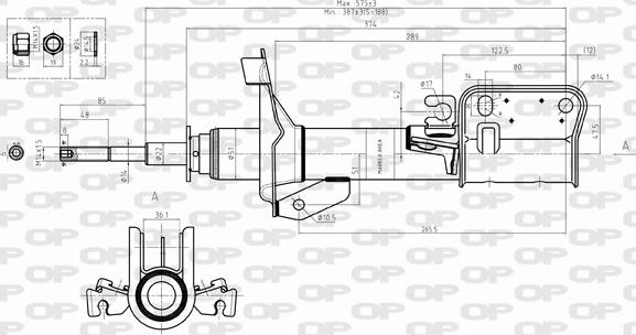 Open Parts SAB8327.31 - Амортизатор autozip.com.ua