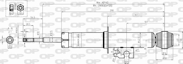 Open Parts SAB8372.32 - Амортизатор autozip.com.ua