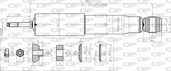 Open Parts SAB8377.32 - Амортизатор autozip.com.ua