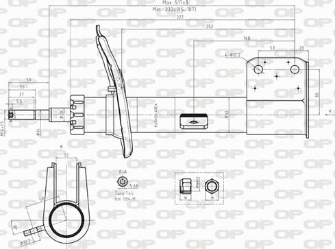 Open Parts SAB8242.31 - Амортизатор autozip.com.ua