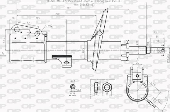 Open Parts SAB8211.31 - Амортизатор autozip.com.ua