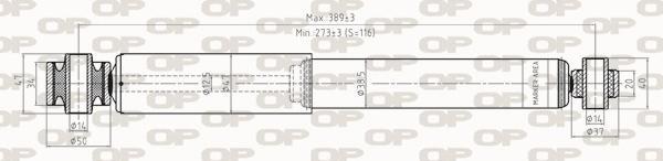 Open Parts SAB8286.32 - Амортизатор autozip.com.ua