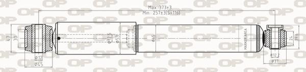 Open Parts SAB8281.32 - Амортизатор autozip.com.ua